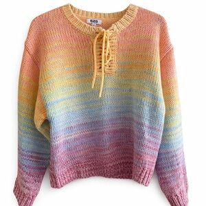 525 America Women's Pastel Ombre Sweater